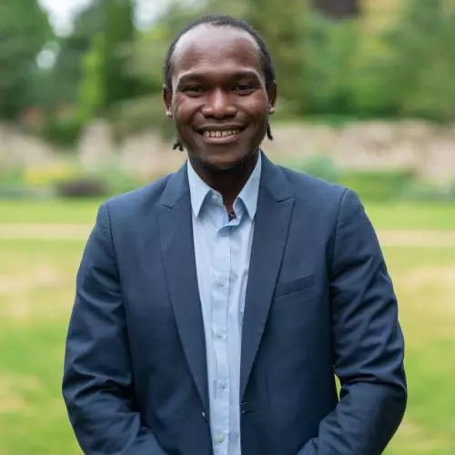 Dr Pierre Michard Beaujour in Trinity College garden, Oxford