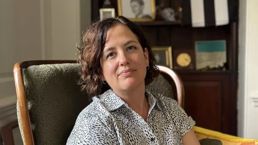 Professor Maria Blanco in Trinity College